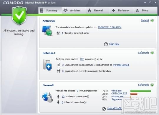 COMODO,COMODO Internet Security,COMODO互联网安全套装