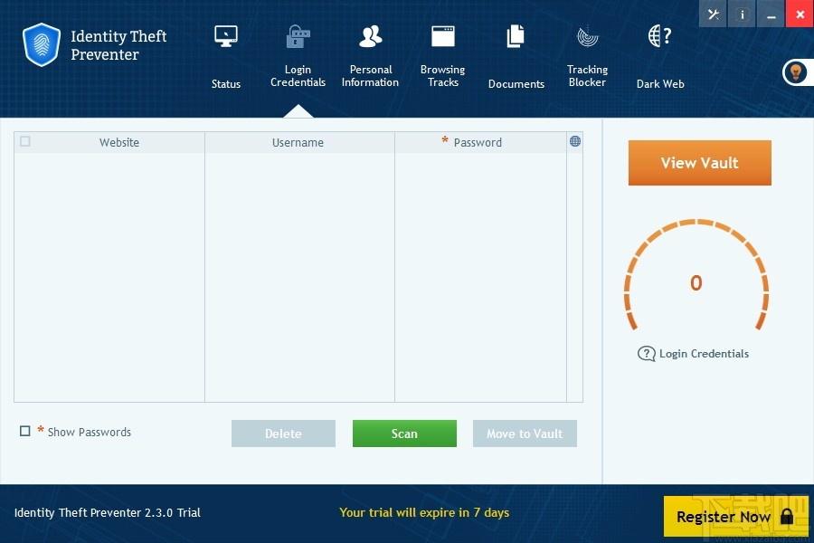 identity theft preventer下载,计算机个人信息防盗软件